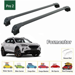 Barras Transversales de Aluminio para Techo Cupra Formentor 2020 en Adelante, Portaequipajes y Portabicicletas, Ajuste Personalizado, Venta al Por Mayor - Product Image 2