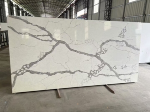 Lastre di Quarzo Effetto Calcatta con Venature Dorate a Prezzo all'Ingrosso, Design alla Moda <span class=keywords><strong>per</strong></span> <span class=keywords><strong>Piani</strong></span> Cucina in Marmo e Quarzo - Product Image 4