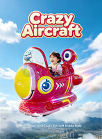 Machine de jeu d'arcade populaire pour enfants, à monnayeur, avec design d'avion, pour centre de jeux d'arcade