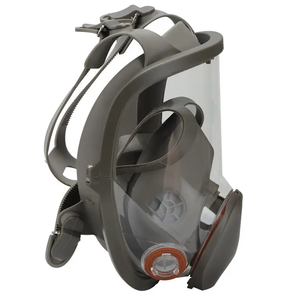 Máscara facial completa de silicona reutilizable de tamaño mediano Protección respiratoria personal de alta calidad Respirador ajustable Escudo facial - Product Image 6