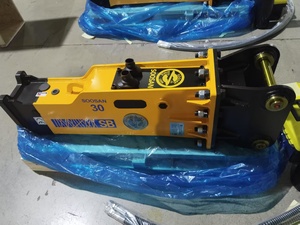 Marteau hydraulique de type boîte SB30 jaune, neuf, pour engins de construction et minière, avec moteur, roulement, burin, pompe et boîte de vitesses, 2.5-4.5T - Product Image 3