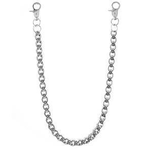 Ingrosso nuovo Western Punk Street Silver Skull <span class=keywords><strong>Jeans</strong></span> con cinturino a catena in metallo da Cowboy con portafoglio a forma di teschio per gli uomini (TC196) - Product Image 4