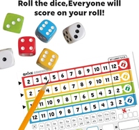 Jeu de société éducatif précoce YSJ en plastique : dés de calcul rapide pour l'arithmétique mentale et l'amélioration des compétences mathématiques