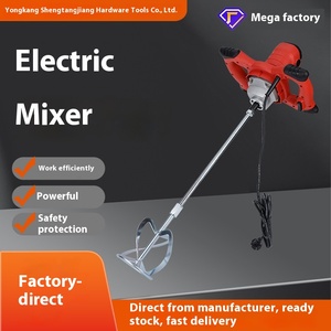 Mezcladora de Cemento Manual de Grado Industrial Iron Man, Herramienta Eléctrica para Pintura y Revestimiento, Fuente de Alimentación de 220V, Potente, Fabricante GTH-100 - Product Image 4