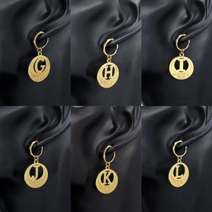 JXX Fashion Custom Wholesale 24K Gold-Plated Drop Earrings <b>Brass</b> Vintage Charm Dangle Classic Style for Kiribati Micronesia - Product Image 5