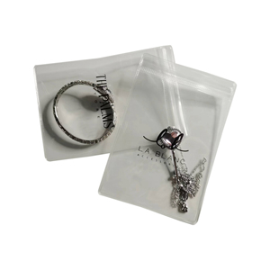 Free Reusable Luxury Gold Earring and Transparent Necklace Display Set <b>Sealed</b> Zip Lock Jewelry Pouch <b>Bag</b> for Shoes and Clothing - Product Image 3