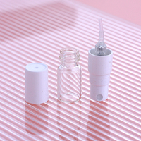 Flacon de parfum portable mini SUMEEAR 1 ml en verre transparent, rechargeable, flacon échantillon, testeur, atomiseur, flacon pulvérisateur, logo personnalisé