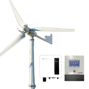 Generatore eolico di potenza reale 20KW 360V voltaggio 20000W turbine eoliche con 9800MM di lunghezza FRP lame per uso domestico con CE