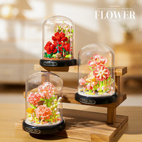 Nouveaux blocs de construction de fleurs en plastique populaires jouets éducatifs compatibles avec les Logos Puzzle à l'échelle 1:36 pour les enfants