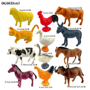Haute qualité 12 pièces petit ensemble <span class=keywords><strong>de</strong></span> figurines d'<span class=keywords><strong>animaux</strong></span> <span class=keywords><strong>de</strong></span> <span class=keywords><strong>ferme</strong></span> réalistes jouets pour enfants - Product Image 5