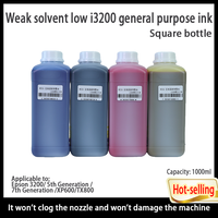 Galaxy Eco Solvent untuk Printhead I32005th7th TX800XP600 Penggunaan Luar Ruangan Digital 4 Warna Warna Cerah 100% Teruji 1000ML/Botol