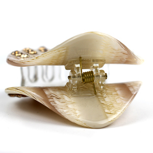 CANYUAN คลิปหนีบผมประดับพลอยเทียม,อะซิเตทสำหรับเด็กผู้หญิงเครื่องประดับผมแบบเฉพาะ - Product Image 6