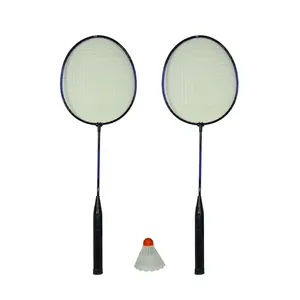 Cheap Price Custom Printed Steel Lining Badminton Rackets