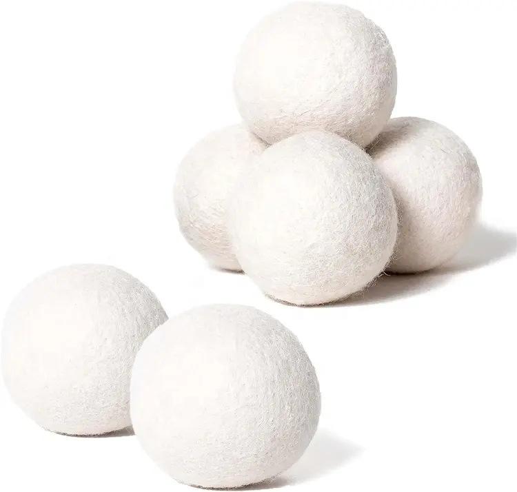 YUJIN Premium Natural Wool Ball Fabric Softener for Dryer Laundry Balls & Discs