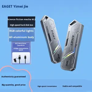 Nuovo Enclosure Esterno per SSD M.2 NVME Serie Mecha in Lega di Alluminio Yijie con TYPE-C3.2 per Computer e Disco Rigido Mobile - Product Image 3