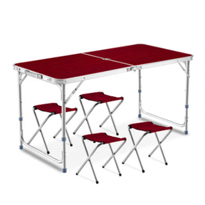Vente en gros, offre blanche, valise, promotion, boîte pliante, ensemble d'extérieur, chaise de camping portable, table et tabourets - Product Image 2