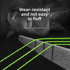 Lenza da Pesca Intrecciata Premium Ultra Resistente X4 PE a 4 Fili, Antiabrasione, per Acqua Salata e Dolce, Lancio Lungo, Liscia - Product Image 6