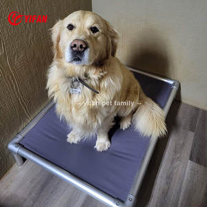 Cama para mascotas de malla Teslin sostenible rápida y seca con esquinas de aluminio con cama para mascotas de alta calidad, cama elevada para perros - Product Image 4