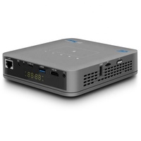 Mini projecteur DLP P15 720P WIFI Android 9 IOS Home Cinéma 4K Auto 3D Stéréo Batterie intégrée de 2,5 heures Portable 300 pouces 300