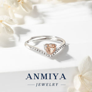 Bijoux doux et attachants Bague en argent sterling 925 Motif coeur Promesse éternelle pour <span class=keywords><strong>femme</strong></span> Date Nuit Anniversaire - Product Image 4