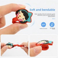 Manchon de protection personnalisé en silicone de qualité alimentaire pour stéthoscope, style dessin animé IP, couleur et logo personnalisables, pour souvenirs infirmiers/médecins