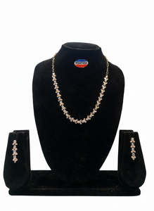 Stainless Steel Vintage Jewelry <b>Set</b> for Women Fashion Elegant Sparkling <b>Necklace</b> and Earrings for <b>Wedding</b> Party Evening Wear - Product Image 5