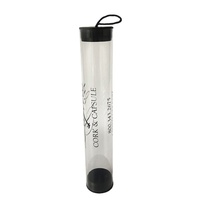 Cylindre transparent dur de 0.5mm à 1.0mm PVC/PETG/PC Tube en plastique transparent Conteneur d'emballage de stockage avec couvercle