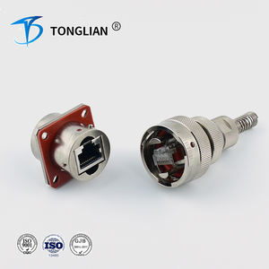 Custom TT YW Factory-made Waterproof <strong>RJ45</strong> Ethernet Circular Male and Female Plug Socket <strong>Connector</strong> Fittings - Product Image 5
