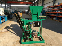 Machine à fabriquer des briques emboîtables WT1-25, machine à fabriquer des briques emboîtables en argile, petit équipement mobile de fabrication de briques non cuites