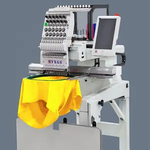 Máquina de bordar computarizada de alta calidad de una sola cabeza 12 agujas hechas en fábrica de China