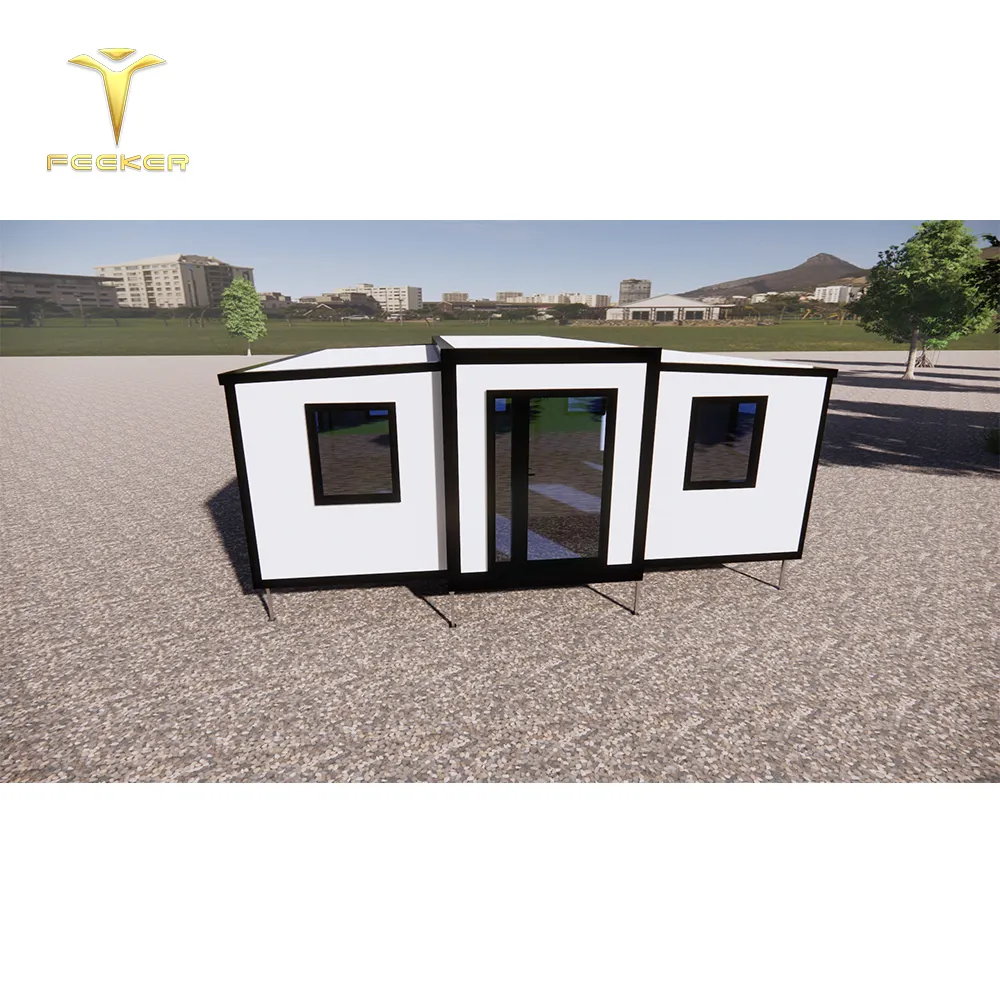 Modular Prefabricated Home Around Glass Tiny Containers Expanding Living Shipping Container House