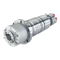 Tour à métaux CNC à refroidissement par huile de précision, 8000 tr/min, 12000 tr/min, tête de tour, broche