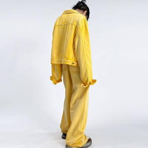 Set di jeans in Denim due pezzi personalizzato da <span class=keywords><strong>donna</strong></span> 2 pezzi in Denim - Product Image 2