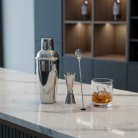 Shaker en métal pour mélanger les cocktails, style américain, pour restaurant et bar