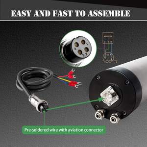 Hot Sale Zhong Hua Jiang ER11 65mm 1.5KW 110V/220V Air Cooled CNC Spindle Motor for CNC <b>Engraving</b> <b>Machine</b> - Product Image 5