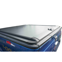 Couverture de benne rigide rétractable manuelle en aluminium anti-poussière pour Ford F150 2009-2014 SuperCrew 5,5 pieds