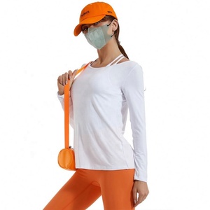 2024 Fitness Sexy Sport Wear à manches longues Yoga femmes Gym coréen femmes débardeurs - Product Image 3