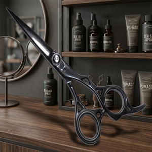 Ciseaux à cheveux professionnels en acier inoxydable 4Cr13 à haute teneur en carbone, lames ultra-affûtées, manche long, pour droitiers, pour une coupe de précision - Product Image 2