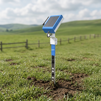 Humidimètre de sol 4G LoRa avec application téléphonique, transmission solaire NPK, dispositif de surveillance de l'eau pour la culture de pommes de terre