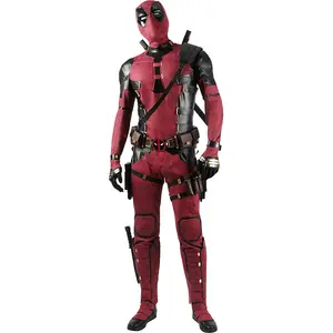 Wade Wilson Skyrim Cosplay Kostuum Film Geïnspireerde Jongens Homme Jumpsuit En Top Voor Volwassen Halloween-Feesten