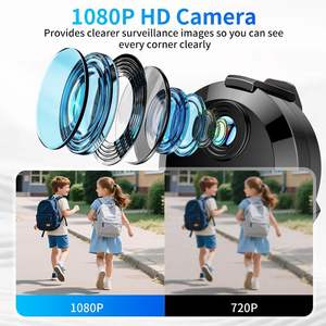 Telecamera di sicurezza WiFi nascosta telecamera per interni per la casa Baby & Pet Nanny Cam Premium aggiornato 1080P HD - Product Image 3