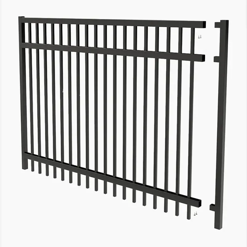 YC modern gate fence in metal innovative fencing metal panels high quality decorative metal fence panels