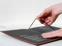 Couverture de menu personnalisée en similicuir pour la restauration (hôtels, restaurants) – Menu à feuilles mobiles