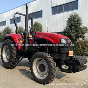 Tractor Agrícola Dongfanghong 904 de Cuatro Ruedas con Tracción en las Cuatro Ruedas, de Alta Potencia, de Doble Uso, con Arado Rotatorio, Rastrillo y Zanjadora - Product Image 1