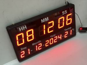 <b>LED</b> Backlit Plastic Digital <b>Wall</b>-Mounted Display Modern High Precision Large-Screen Energy Saving Battery Powered PLC System - Product Image 5