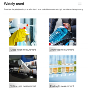3 trong 1 xe antifreez khúc xạ đo ô tô pin làm mát chất lỏng Tester Adblue thủy tinh nước làm mát khúc xạ - Product Image 5