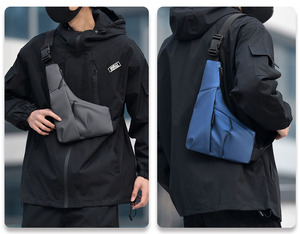 Sac de Poitrine Homme RUIQUWIN en Gros, Léger, avec Bandoulière Réglable, Fermeture Éclair, Grande Capacité, Durable, pour Sport et Voyage - Product Image 3