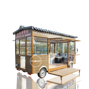 Camion de restauration rapide électrique 2024 à vendre Kiosque alimentaire mobile avec certification CE <span class=keywords><strong>Chariot</strong></span> à hot-dogs en <span class=keywords><strong>bois</strong></span> - Product Image 2