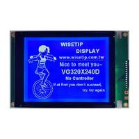 Wisetip Außergewöhnliche Qualität LCM Grafik-LCD-Modul S1D13700 Controller 5V Einzelstromversorgung 150x96mm Display 1/240 Duty