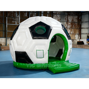 <span class=keywords><strong>Castillo</strong></span> Inflable Gigante con Forma de Balón de Fútbol, Casa de Brinco con Temática Deportiva de Grado Comercial <span class=keywords><strong>para</strong></span> Eventos al Aire Libre - Product Image 1